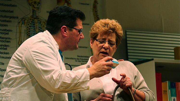 Szene aus "Wenn der Landarzt schläft""  Foto: Gerd Schaar