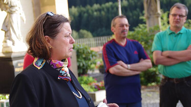 Ortstermin zur Stadtsanierung in Wallenfels. Foto: Marco Meißner
