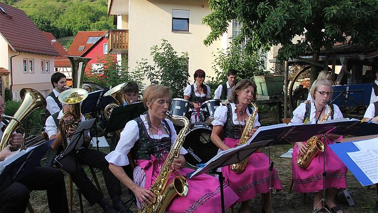 Blasorchester der Musikvereinigung Machtilshausen.