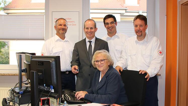 Staffel-Übergabe beim Roten Kreuz. Foto: Ralf Ruppert