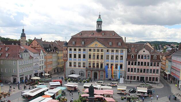 Das Coburger Rathaus als Objekt der Begierde: Wer zieht hier im Mai 2020 als neuer OB ein?Foto: Simone Bastian / CT-Archiv
