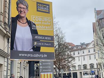 Nur wenige Stunden hing auch dieses Wahlplakat in der Mohrenstraße - dann musste es wieder entfernt werden.Foto: Oliver Schmidt