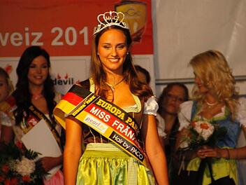Die erste "Miss Fränkische Schweiz" - Theresa Gerwig aus Ebermannstadt. Foto: Reinhard Löwisch