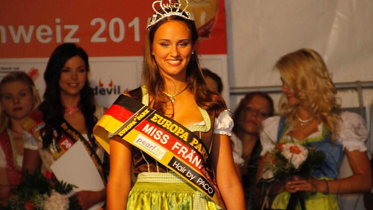 Die erste "Miss Fränkische Schweiz" - Theresa Gerwig aus Ebermannstadt. Foto: Reinhard Löwisch