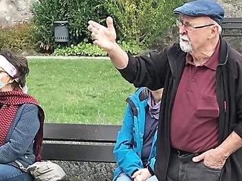 Für die Autoren gab es eine Stadtführung. Foto: privat