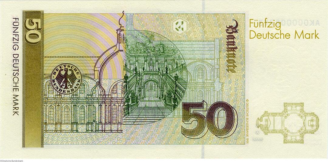 Deutsche Mark - Banknoten ab 1990