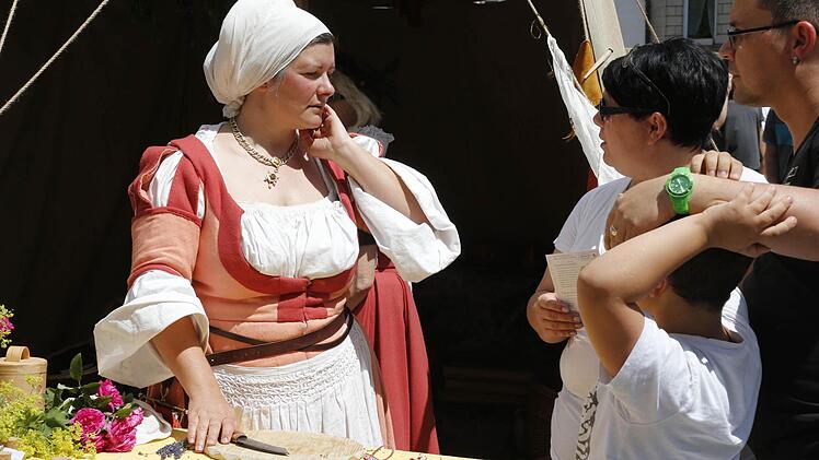 Kronach feierte sich und seine Geschichte beim Historischen Stadtspektakel. Foto: Matthias Hoch