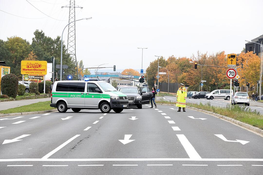 Linke Demo gegen Balkanzentrum Bamberg