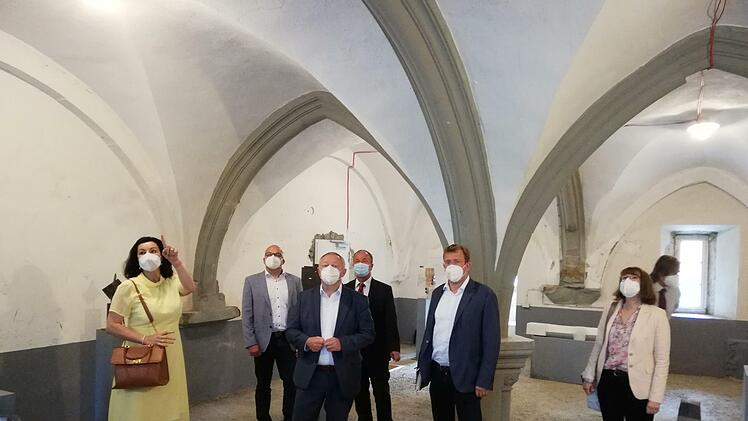 Das Kreuzgewölbe im Haus St. Maria gehört zum ältesten Teil der Klosteranlage. Foto: Heike Beudert