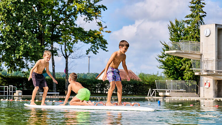 Neben dem Schwimmerbereich gibt es im Waldstrandbad Windsbach ebenso einen vielf&auml;ltigen Kinderbereich.