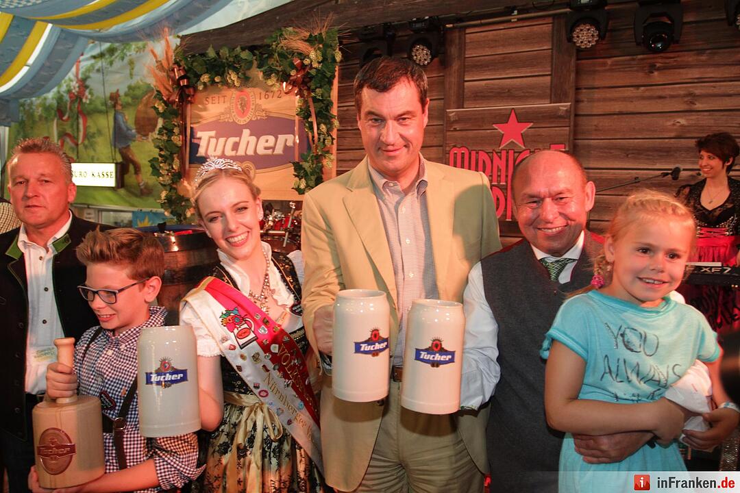 Nuernberger Herbstvolksfest feierlich eroeffnet