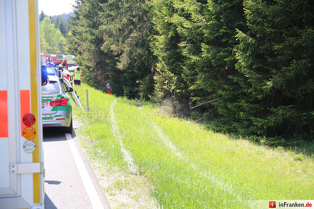 Rentnerin kracht bei Schwarzenbach in Wald – eingeklemmt und schwer verletzt