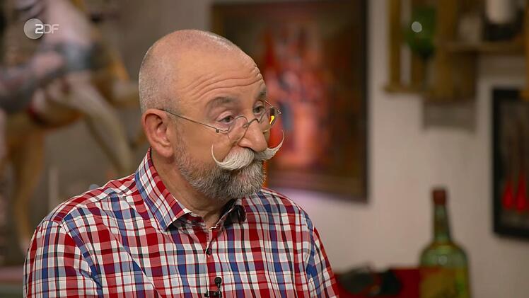 "Ach Gott im Himmel", rief Horst Lichter in der Montagsausgabe der ZDF-Trödelshow "Bares für Rares" aus, als die Verkäuferin erzählte, wie ihr Ausstellungsstück auf dem Weg ins Walzwerk beschädigt wurde.