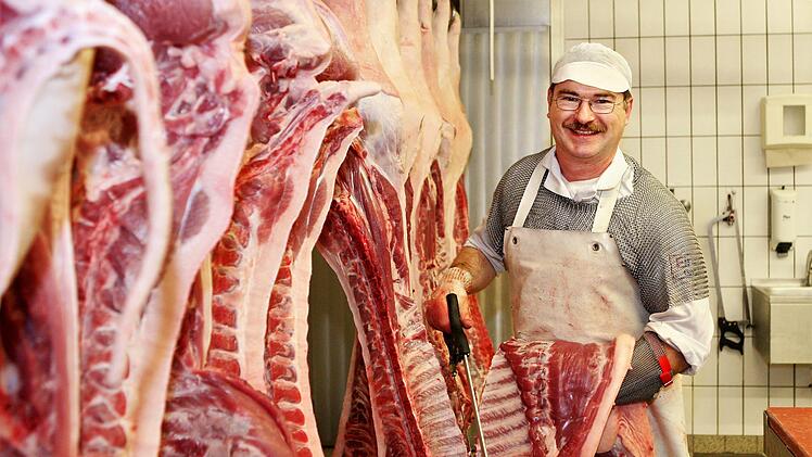 Fleisch von heimischen Bio-Landwirten wird in der Landmetzgerei Kleinhenz zu zertifizierter Bio-Wurst verarbeitet. Foto:Kerstin Junker