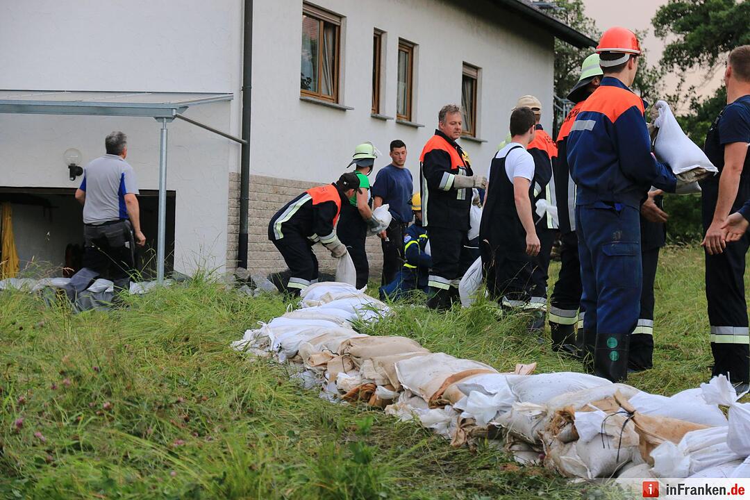 Hochwasser in Rauhenebrach