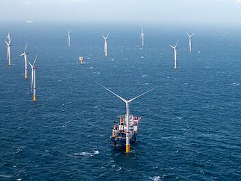 Windpark in der Nordsee