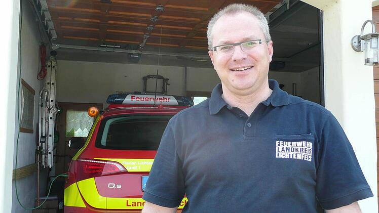 "Es gibt für mich als Kreisbrandrat nur e i n e Feuerwehr - die 118 Standorte hat", sagt Kreisbrandrat Timm Vogler.