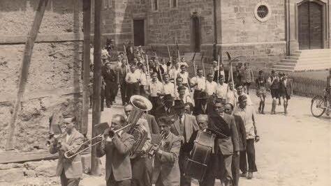 Historisches Bild aus Frankenbrunn. Foto: Privat