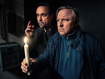 Der Tod eines Anwalts stellt Prof. Dr. Karl-Friedrich Boerne (Jan Josef Liefers, links) und Hauptkommissar Thiel (Axel Prahl) in ihrem 46. Fall vor ein R&auml;tsel.