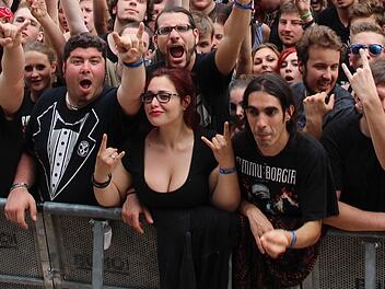 In zehn Tagen findet in Nürnberg wieder Rock im Park statt. Die Fans fiebern dem Festival schon entgegen. Zur Einstimmung schwelgen wir in Erinnerungen. Foto: Tobias Stich