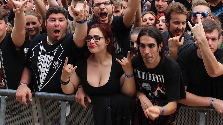 In zehn Tagen findet in Nürnberg wieder Rock im Park statt. Die Fans fiebern dem Festival schon entgegen. Zur Einstimmung schwelgen wir in Erinnerungen. Foto: Tobias Stich
