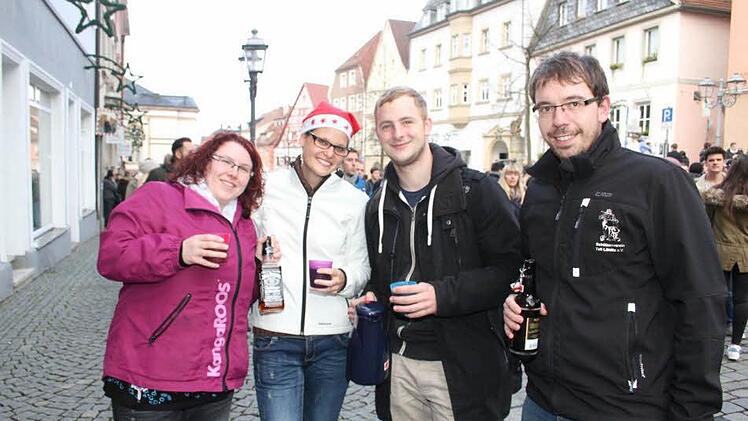 Impressionen vom weihnachtlichen Frühschoppen in Kulmbach 2015. Foto: Sonny Adam
