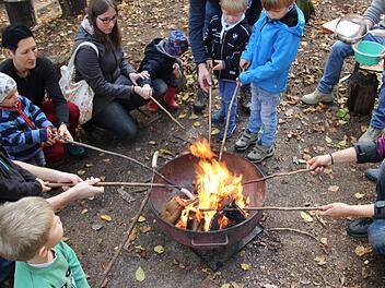 Beim Waldfest im Kasendorfer Waldkindergarten war viel geboten!Katharina Müller-Sanke