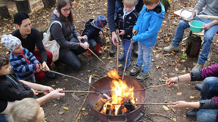 Beim Waldfest im Kasendorfer Waldkindergarten war viel geboten!Katharina Müller-Sanke