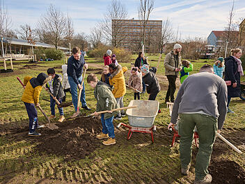 Bamberg: Klimabaum-Park Am Heidelsteig wird in K&uuml;rze er&ouml;ffnet - Sch&uuml;ler gestalteten die Info-Tafeln