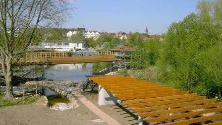 Der Zugang zum Main ist am Werden.