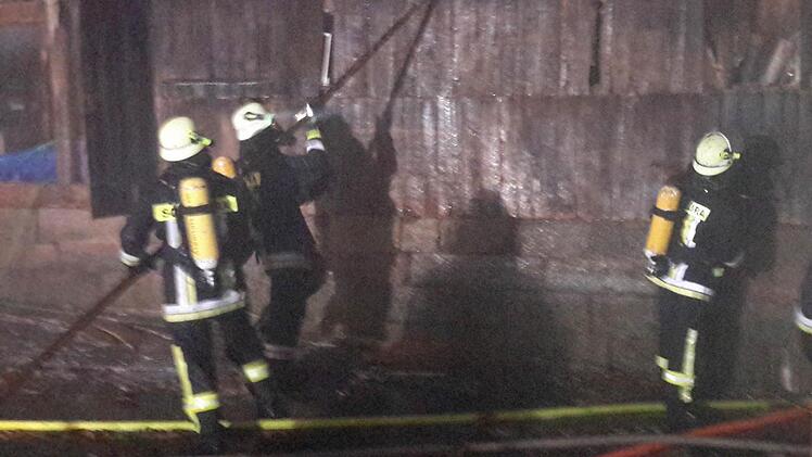 Brand in Oberleichtersbach. Foto: Rolf Pralle