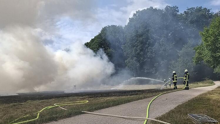 Fl&auml;chenbrand bei Obermembach schnell unter Kontrolle &ndash; zweites Feuer sofort gestoppt