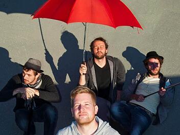 Sebastian Stahl, Falko Garbisch, Daniel Reichelt und Frederic Heisig  Foto: Alexander Rossbach