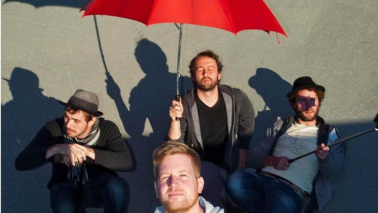 Sebastian Stahl, Falko Garbisch, Daniel Reichelt und Frederic Heisig  Foto: Alexander Rossbach