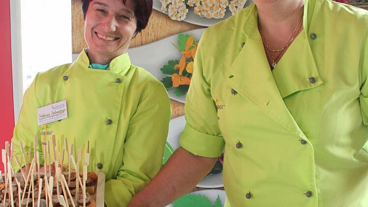 Neudrossenfeld setzt im Regionalpavillon der Landesgartenschau in Bayreuth auf Genuss. Foto: Jürgen Gärtner