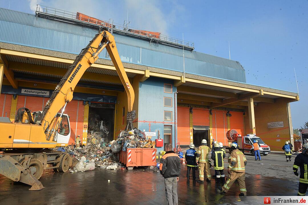 Brand in Müllheizkraftwerk
