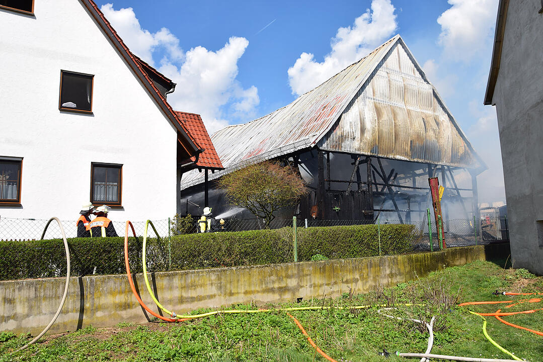Scheune abgebrannt