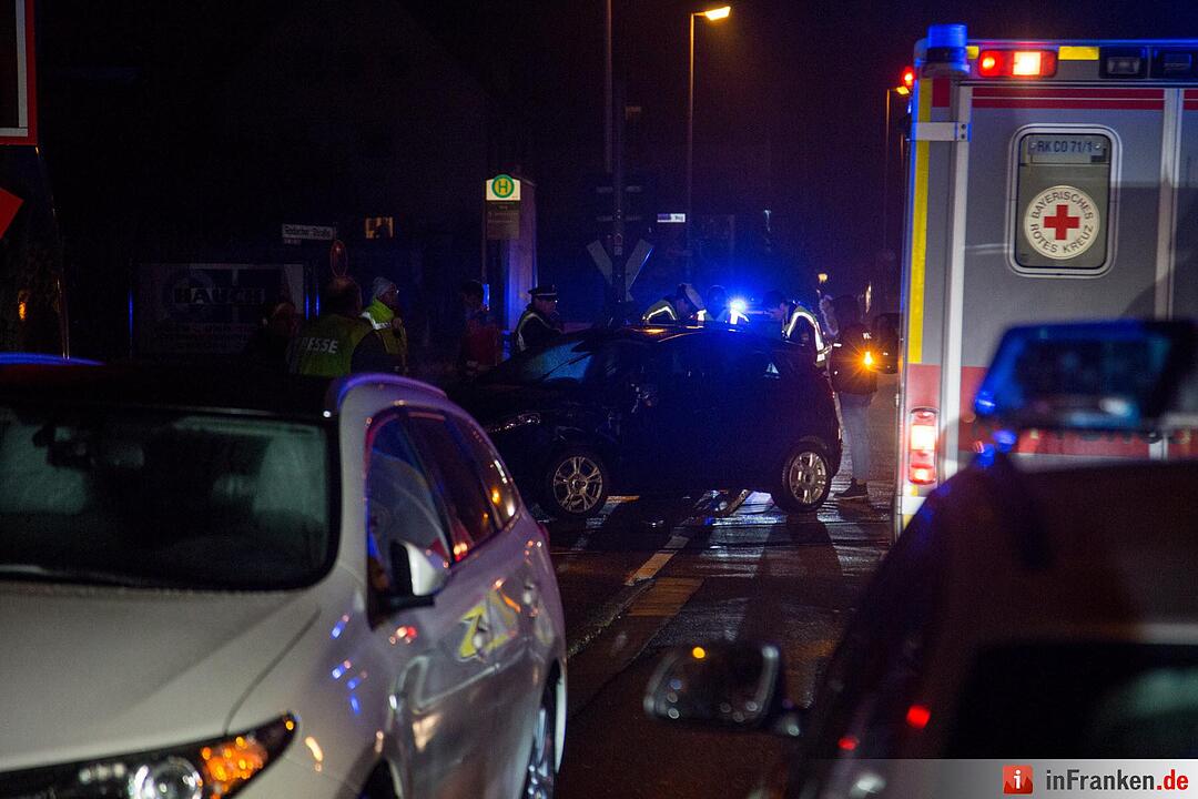 Kollision an Bahnübergang in Coburg