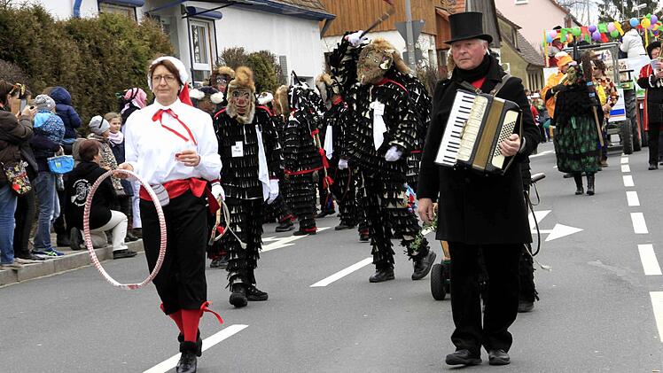 Impressionen vom Faschingsumzug der Weisendorfer Blummazupfer. Foto: Richard Sänger