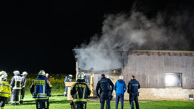 Werkstattbrand im Kreis Bamberg
