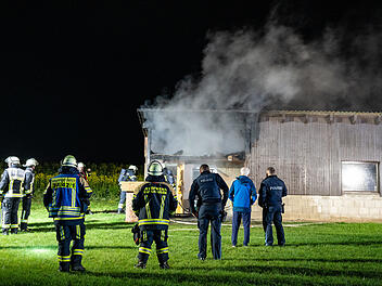 Werkstattbrand im Kreis Bamberg