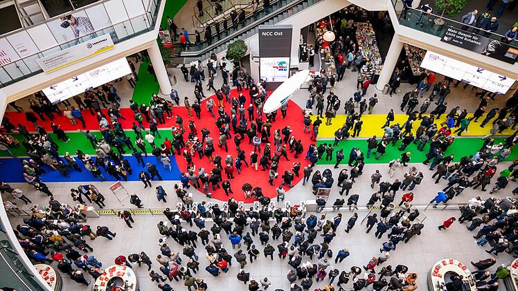 Die Wirtschaft in Nürnberg   boomt -  auch die Messe (im Bild) wächst stetig. Foto: NürnbergMesse/Heiko Stahl