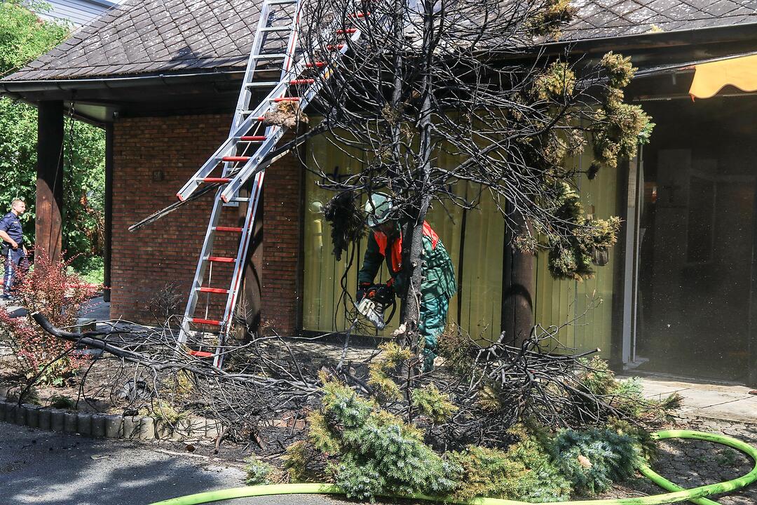 Dachstuhlbrand in Forchheim: Bunsenbrenner vermutlich der Grund