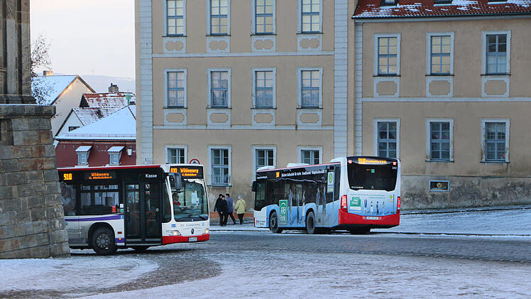 Bamberg: Busse im Winter