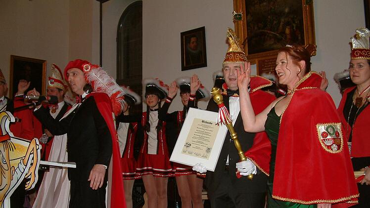 Bei der Inthronisierung des Prinzenpaars der Session 2017/18Archiv, Hans Franz