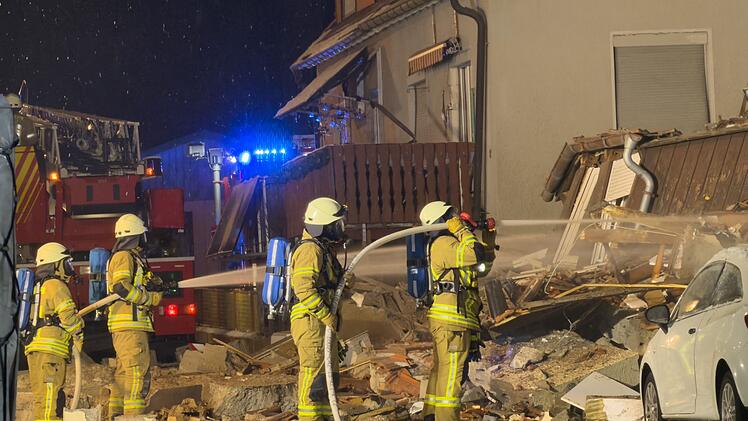 Explosion in Wohnhaus