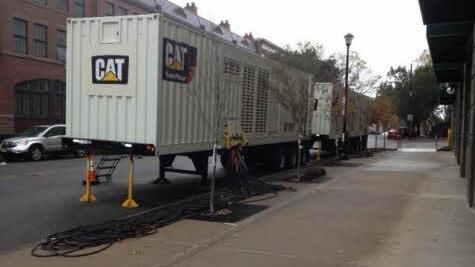 Die Notstromversorgung.