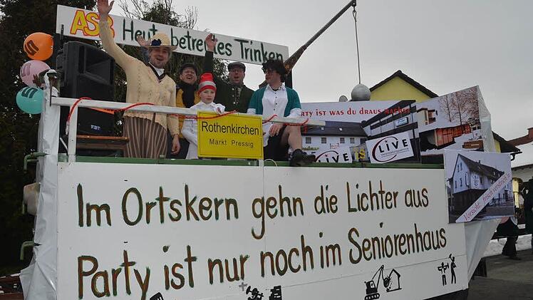 Die Rothenkirchener Narren. Foto: Hofmann
