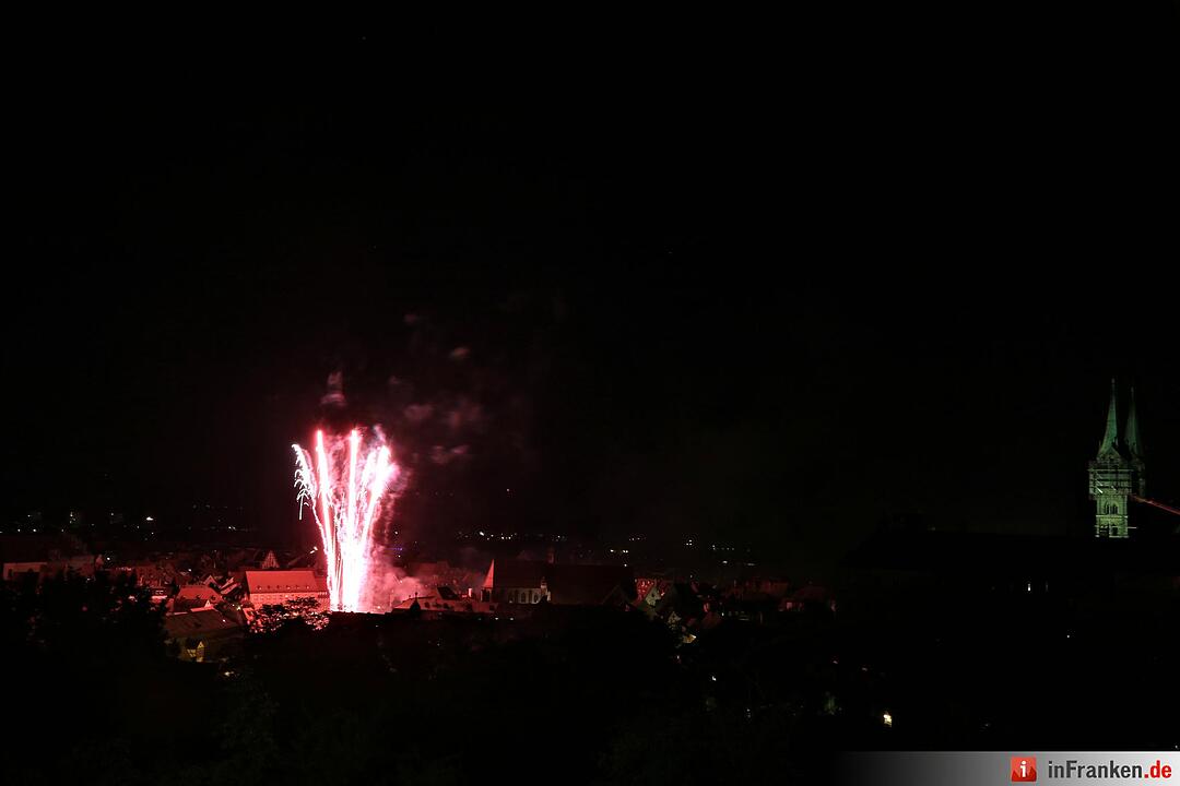 Das Feuerwerk auf der Sandkerwa 2016
