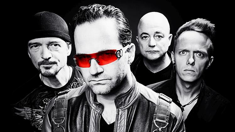 Die U2-Tribute Band „Achtung Baby“.